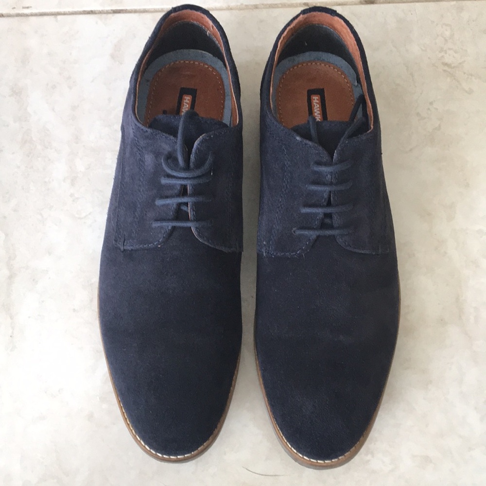 Blue suede shoes
